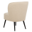 Beliani Armchair VOSS Boucle Light Beige 8