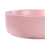 Beliani Countertop Basin GUDAR  370 mm Ceramic Pink 2