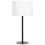 Beliani Table Lamp VINAZCO Boucle White 2