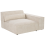 Beliani Corner Seat HELLNAR Velvet Light Beige Left Hand 5