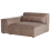 Beliani Corner Seat HELLNAR Fabric Light Brown Right Hand 5