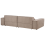 Beliani Modular Corner Sofa 3 Seater HELLNAR Fabric Light Brown Right Hand 7