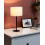 Beliani Table Lamp VINAZCO Boucle White 4