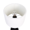 Beliani Table Lamp VINAZCO Boucle White 3