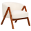 Beliani Armchair SKEI Boucle White 6