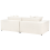 Beliani Sofa 3 Seater GLORVIKA II Fabric Off-White 7