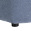 Beliani Pouffe KANSAS Fabric Blue 6
