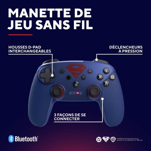 Trust GXT 542SM Muta Blue Bluetooth/RF/USB Gamepad Android  Nintendo Switch  Nintendo Switch 2  Nintendo Switch Lite  Nintendo Switch OLED  PC  iOS 1
