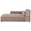 Beliani Modular Corner Sofa 3 Seater HELLNAR Fabric Light Brown Right Hand 2