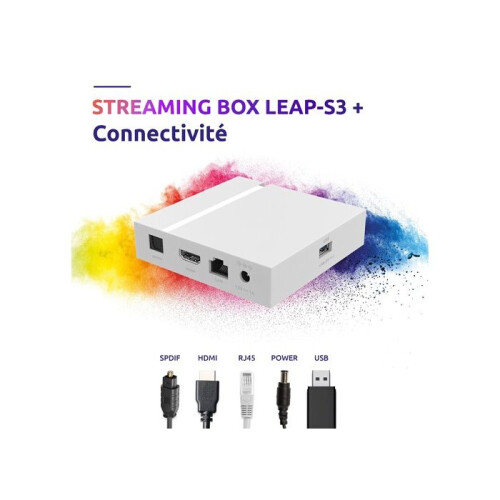 STRONG - LEAP-S3+V2 - Streaming Box Google TV 4K - Chromecast - Wifi - Bluetooth - Google Sprachassistent - Dolby Atmos/Vision - HDR 2