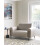 Beliani Armchair ASKIM Fabric Light Grey 2