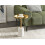 Beliani Side Table CAMELO II Metal White 6