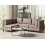 Beliani Modular Corner Sofa 4 Seater UNSTAD Right Hand Brown Fabric 2