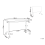 Beliani Foldable Office Desk CAVI 120 cm 60 cm with Wheels White 3