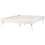 Beliani Bed without Headboard BERRIC 140 x 200 cm (EU Double) White 4