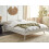Beliani Bed without Headboard BERRIC 160 x 200 cm (EU King Size) White 2