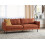Beliani Sofa 3 Seater VINTERBRO Chenille Golden Brown 2