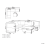 Beliani Modular Corner Sofa 5 Seater UNSTAD Right Hand Brown Fabric with Ottoman 3