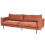 Beliani Sofa 3 Seater VINTERBRO Chenille Golden Brown 4