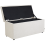 Beliani Storage Ottoman OREM Fabric Off-White 4