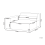 Beliani Corner Seat HELLNAR Right Hand Grey Fabric 3