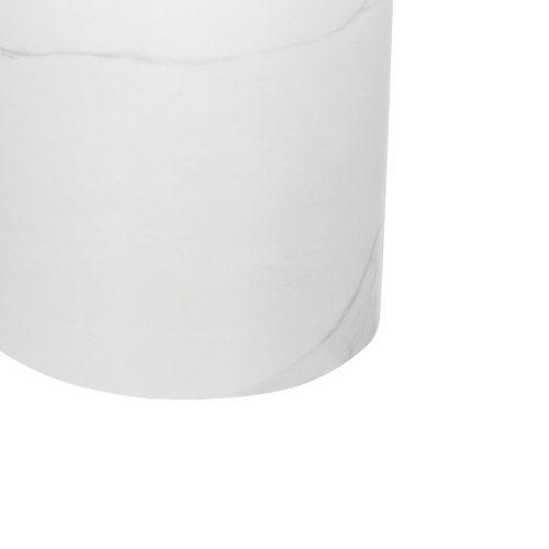 Beliani Side Table OASIS Metal White 2