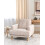 Beliani Armchair TUVE Boucle Beige 2