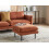 Beliani Ottoman VINTERBRO Chenille Golden Brown 2