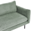 Beliani Corner Sofa 4 Seater VINTERBRO Fabric Light Green Right Hand 4