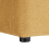 Beliani Pouffe KANSAS Fabric Yellow 3
