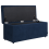 Beliani Storage Ottoman OREM Fabric Navy Blue 4