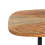 Beliani Side Table OASIS Metal Brown/ Black 4