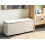 Beliani Storage Ottoman OREM Fabric Off-White 2