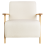 Beliani Armchair LESJA Boucle Light Beige 5