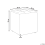 Beliani Pouffe KANSAS Fabric Light Grey 3