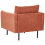 Beliani Armchair VINTERBRO Chenille Golden Brown 5
