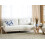 Beliani Sofa 3 Seater TUVE Fabric Off-White 2