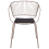 Beliani Set of 2 Dining Chairs RIGBY Metal Beige 3