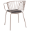 Beliani Set of 2 Dining Chairs RIGBY Metal Beige 10