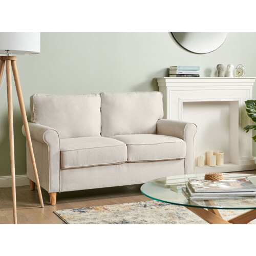 Beliani Sofa 2 Seater RONNEBY Fabric Beige 1
