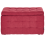 Beliani Storage Ottoman MICHIGAN Fabric Red 4