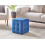 Beliani Pouffe WISCONSIN Velvet Blue 2
