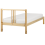 Beliani Bed Pine Wood VANNES 90 x 200 cm (EU Single) Light Brown 7
