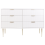 Beliani 6 Drawer Chest SOHO White 5