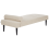 Beliani Chaise Longue MAURIAC Fabric Beige 5
