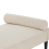 Beliani Chaise Longue MAURIAC Fabric Beige 6