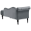 Beliani Left-Hand Chaise Longue IVRY Velvet Grey 5