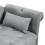 Beliani Left-Hand Chaise Longue IVRY Velvet Grey 6