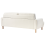 Beliani Sofa 3 Seater TUVE Fabric Off-White 5