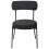 Beliani Set of 2 Dining Chairs ALLISON Boucle Black 6